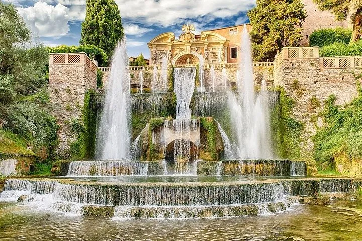 Chef-led cooking class at a farmhouse on a Villa d'Este and cooking class day trip from Rome to Tivoli, Italy