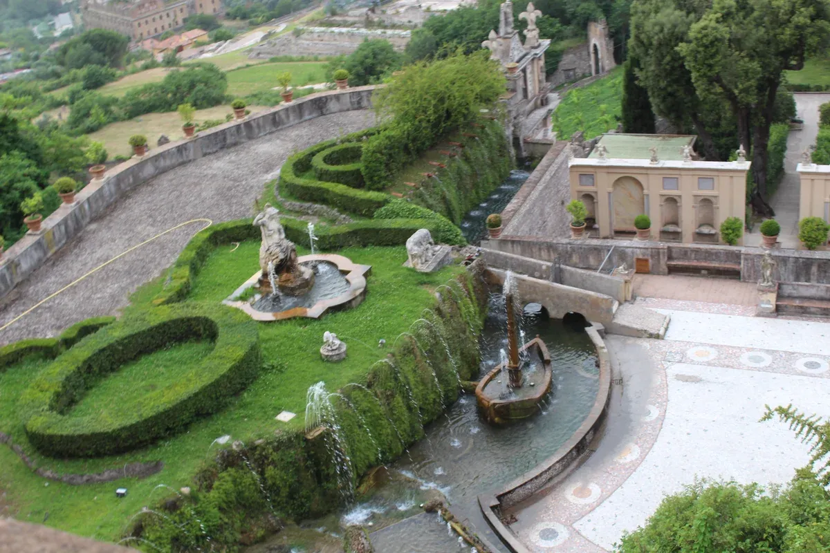 The Rometta fountain at Villa d'Este on a Tivoli day trip from Rome